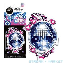 Aroma Car Cellulose BACK TO 90 and 70 Disco Ball