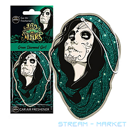  Aroma Car Cellulose Dia De Los Muertos Green Diamond...