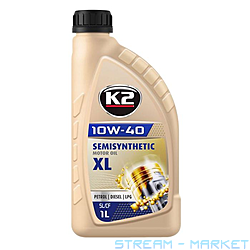   K2 O2041E 10W-40 SEMISYNTHETIC MOTOR OIL SLCF XL...