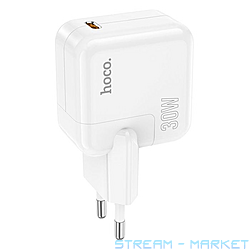 Мережевий зарядний пристрій Hoco C112A Advantage single port type C PD30W charger EU...