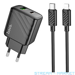    Hoco CS23A Sunlight dual-port PD30W  QC3.0 C to iP...
