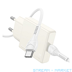    Hoco N44 Biscuit single port PD30W Type-C to Type-C EU...