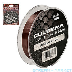 Леска Culebra 100мх0.24мм тест 4.05кг SFML024-100