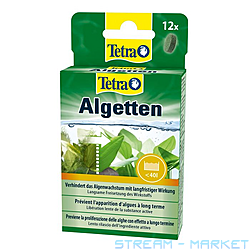 Средство Tetra Algetten для аквариума против водорослей 12 таблеток на...