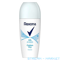 Антиперспирант Rexona роликовый женский Легкость хлопка 50мл