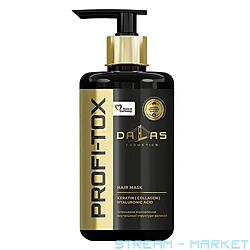Маска для волос Dallas Profi-Tox с кератином коллагеном и гиалуроновой кислотой...