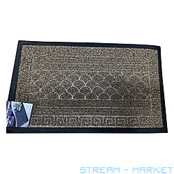 Килимок для підлоги Dariana Grass 45х75см світло-коричневий грецький малюнок та...