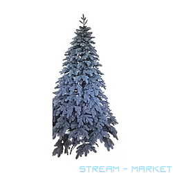 Ель литая искусственная роял 1.8м голубая в коробке №18