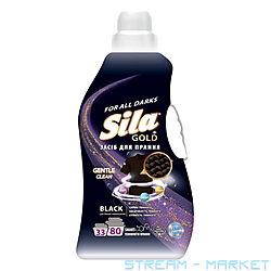 Засіб для прання чорних тканин Sila GOLD Black 4л