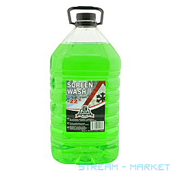 Омивач для скла NitroX зимовий -22 Яблуко 5л зелений