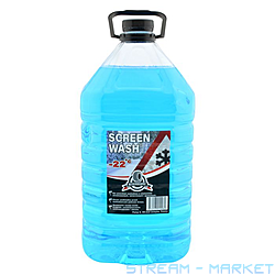 Омыватель для стекла NitroX зимний -22 Bubble Gum 5л синий