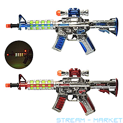 Автомат зі звуком та світлом 30х16х2.5см асорті