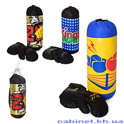 Боксерский набор груша 35см перчатки 2шт