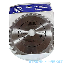 Диск для пили циркулярної Inter-craft по дереву 200х32мм 30 зубів із твердосплавними...