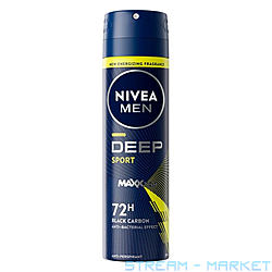 ����������-������������� Nivea ��������� MEN Deep Sport 150��