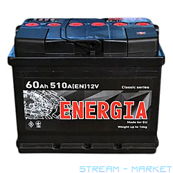 ���������� Energia 60Ah �� 510EN 242�175�190