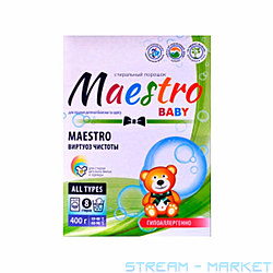 Maestro Стиральный порошок детский автомат 400г