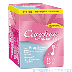    Carefree with Fresh scent   ...