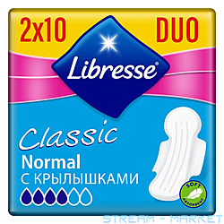  㳺 Libresse Classic Ultra Clip Normal Duo Soft 4 ...