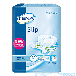 ϳ   Tena Slip Plus M 73-122 10