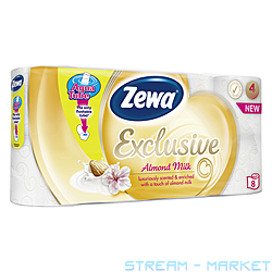   Zewa Exclusive Almond Milk 4  8