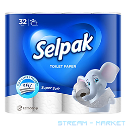   Selpak 3- Super Soft 150  32...