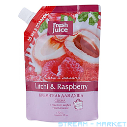 -   Fresh Juice Litchi Raspberry doy-pack 200