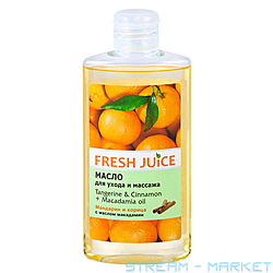      Fresh Juice Tangerine Cinnamon plus Macadamia oil...