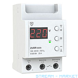 Реле тока Zubr D25t система защиты от перенапряжения 25А