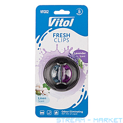   Vitol   Fresh Clips Linen  Lavender