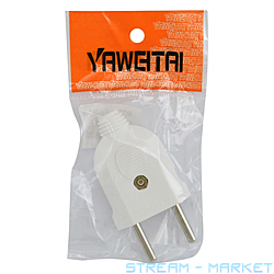 Вилка плоская Yaweitai YW -7361-N 1016А 250V