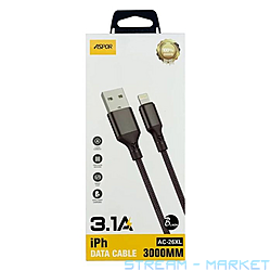 ������ Aspor AC-26XL USB Lightning 3.1A3� Textile ������