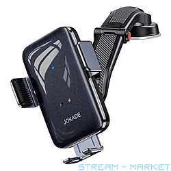 Автодержатель Jokade JH038 15W Wireless Charging Infrared черный