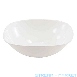 Салатник №9 квадратный WHITE WLF1090