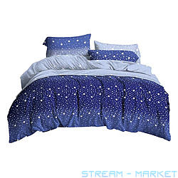 Постельное белье Textile House бязь 65 150х210см полуторное бязь синие...