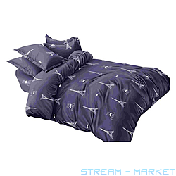 Постельное белье Textile House Бязь 65 200х220см евро Париж на...