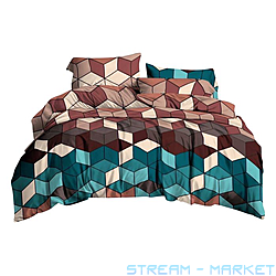 Постільна білизна Textile House бязь 65 150х210см полуторна мозаїка