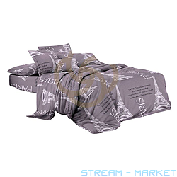 Білизна постільна Textile House Бязь 65 200х220см євро Париж з...