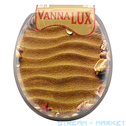 Сидіння для унітазу мяке Vanna Lux темно-коричневе