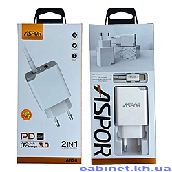    Aspor A826 PD USBUSB-C3A20W   Type-C-Type-C...