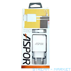 Мережевий зарядний пристрій Aspor A826 PD плюс QC Fast Charger плюс USB кабель Micro...