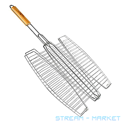 Решітка-гриль для риби Stenson MH-0089 65х40х36х6. 5см