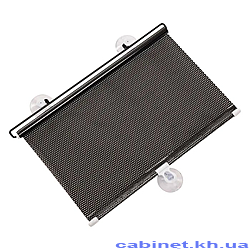Шторы солнцезащитные 40х125см с присосками R94429-40 черный 1шт