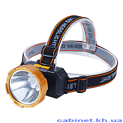 Фонарь налобный светодиодный SQ-601 1 OSL LED 1200mah аккумуляторный