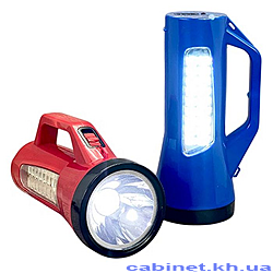 Фонарь светодиодный L5424 2W плюс 18SMD аккумуляторный