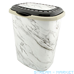 Кошик для білизни Білий мармур 41л фотомалюнок Туреччина
