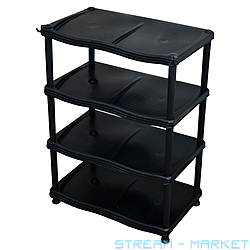 Полка для обуви Эконом 480х480х310мм 3 полки в полиэтилене