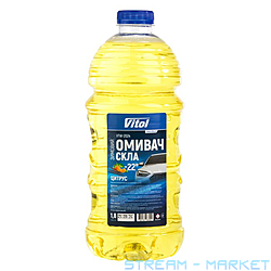 Омивач для скла Vitol зимовий -22 1.8л Цитрус