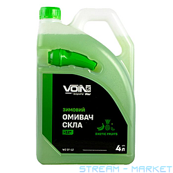 Омивач для скла Voin зимовий -12 4л екзотичні фрукти каністра з...