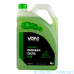 Омивач для скла Voin зимовий -22 4л екзотичні фрукти каністра з...